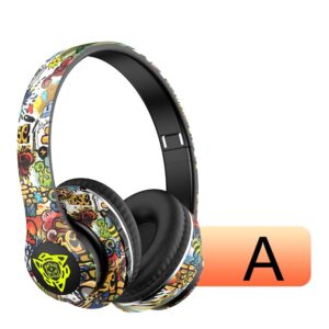 NNEDSZ Wireless Bluetooth Headphones - Stylish Over-Ear Design with Long Battery Life, Hi-Fi Sound, and Universal Compatibility (colour A)